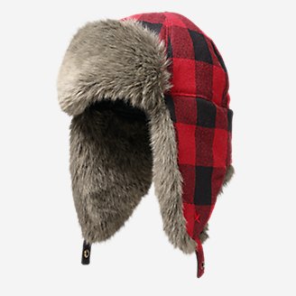 Hadlock Trapper Hat in Red