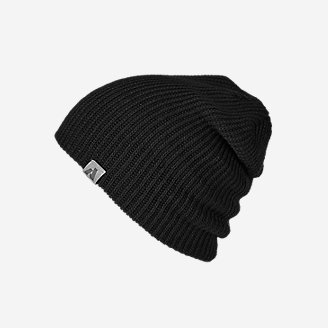First Ascent Slouch Beanie in Black