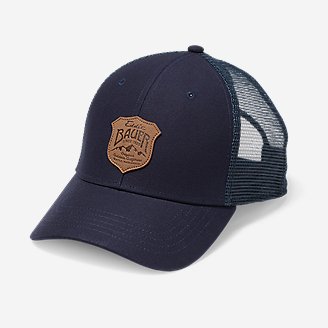 Graphic Hat - Debossed Shield (Recycled) in Blue