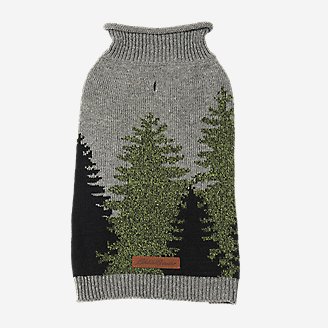 Treeline Pet Sweater in Green