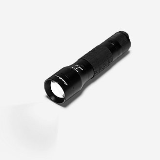 380 Lumen Rechargeable Flashlight in Black