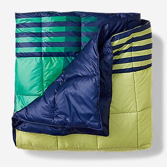 Packable Down Outdoor Blanket 60' x 70' in Blue