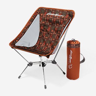 Packable Camp Chair in Brown