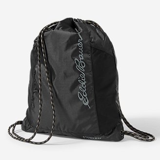 Stowaway String Backpack in Gray