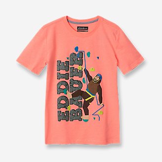 Boys' Graphic Short-Sleeve T-Shirt in Red