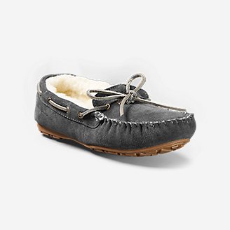 ladies moccasin style slippers