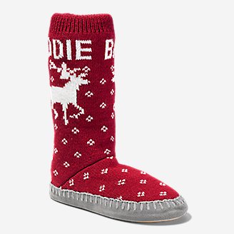 Women's Slope Side Lounge Boot in Red