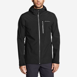 Men's RIPPAC Stretch Rain Jacket in Black