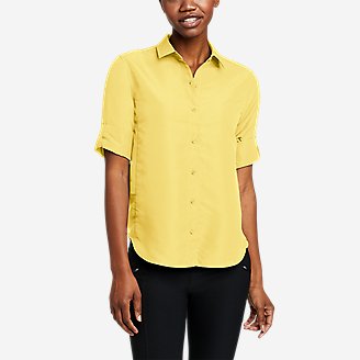 Women's Trail Ripstop Long-Sleeve Shirt in Yellow