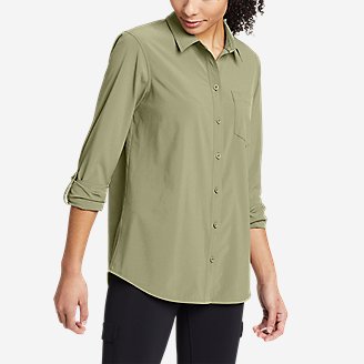 Women's Escapelite Shirt in Green