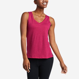 Women's Coast and Climb V-Neck Tank Top in Pink