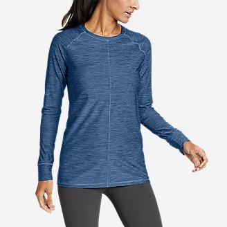 Women's Compass Essentials Long-Sleeve T-Shirt in Blue