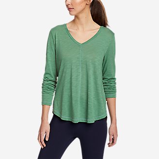 Women's Concourse Long-Sleeve Shirt in Green