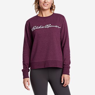 women's petite crew neck sweatshirts