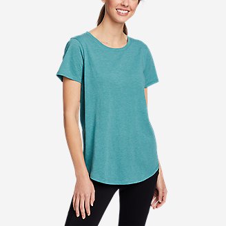 Women's Tryout Cutout Short-Sleeve T-Shirt in Green