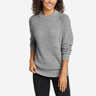 Women's Dreamknit Crewneck Sweater in Gray