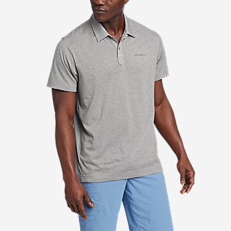 Men's Limitless Short-Sleeve Polo in Gray