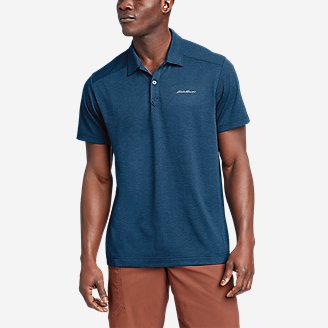 Men's Limitless Short-Sleeve Polo in Blue