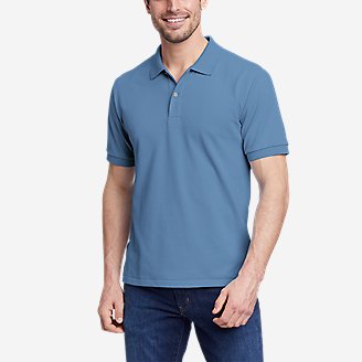 Men's Field Pro Piqué Polo Shirt in Blue