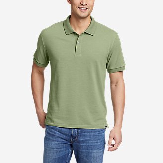 Men's Field Pro Piqué Polo Shirt in Green