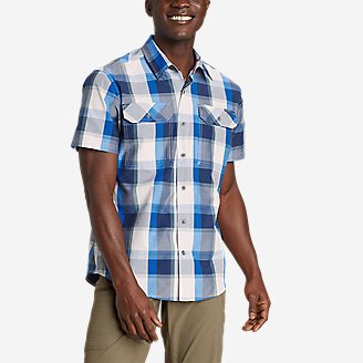 Men's Adventurer Short-Sleeve Shirt in Blue