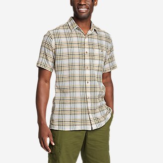 Men's Ocean Breeze Short-Sleeve Shirt in Green