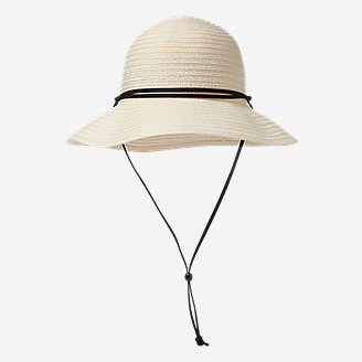 Eddie Bauer X Christopher Bevans High Noon Packable Straw Hat in White