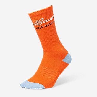 Eddie Bauer X Christopher Bevans Meadow Sock in Orange