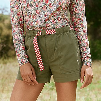 The Great. + Eddie Bauer The Hiking Short in Green
