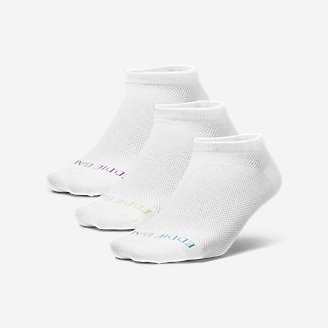 Women's Mesh Solid Socks - 3-Pack in White