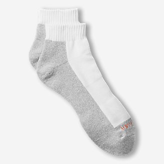 Men's Trail CoolMax 1/4-Length Socks in White