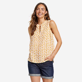 Women's Carry-On Tank Top in Yellow