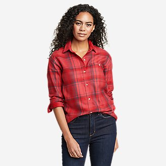 Women's Fremont Flannel & Corduroy Shirt in Red