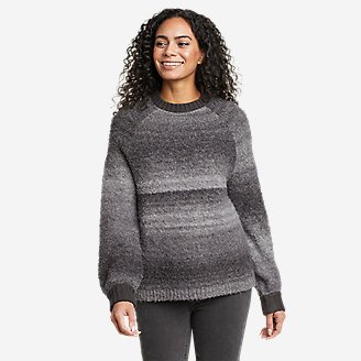 Women's North Aurora Crewneck Sweater in Gray