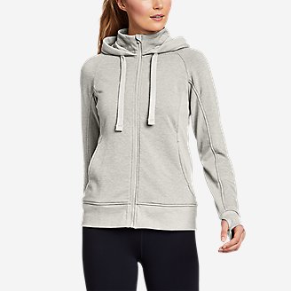 eddie bauer women's zip up moletom com capuz