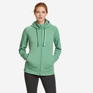 Women's Motion Cozy Camp Full-Zip Sweatshirt in Green