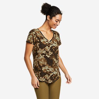 Women's Tempo Light Short-Sleeve T-Shirt - Print in Green