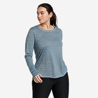 Women's Resolution Long-Sleeve T-Shirt in Blue