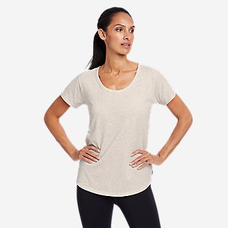 Women's Myriad Short-Sleeve Scoop-Neck T-Shirt in Gray
