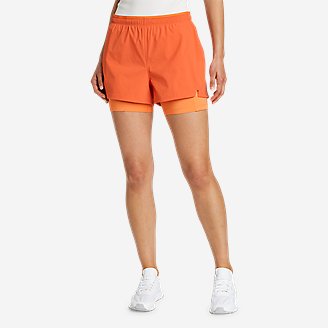 Women's Cove Trail Shorts in Red