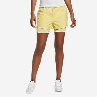 Women's Cove Trail Shorts in Yellow