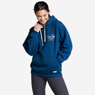 Signature Pullover Hoodie - Graphic in Blue