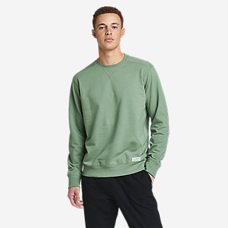 Men's Camp Fleece Crew Sweatshirt in Green