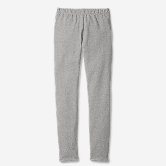Girls' Movement Stretch Jersey Leggings - Solid in Gray