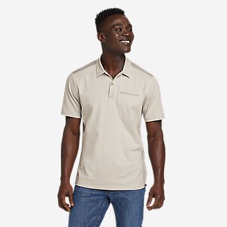 Men's Adventurer Short-Sleeve Polo Shirt in White
